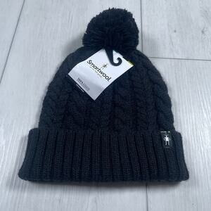 Smartwool Ski Town Merino Wool Ski Town Cable Beanie Black One Size Hat Women's